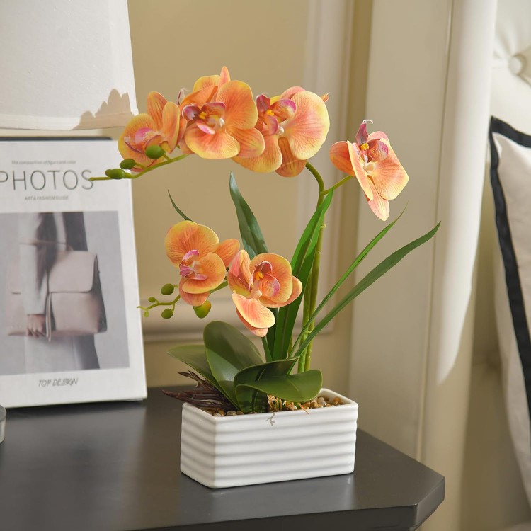 faux orchid plant 1 faux orchid plant 1